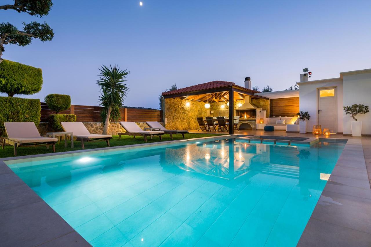 Villa Georgia Heated Pool & Jet-Tub Kolimvárion Exteriér fotografie